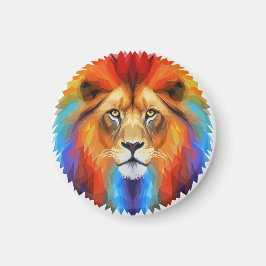 Colorful Lion Magneet
