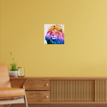 Colorful Lion