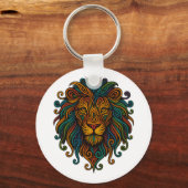 Colorful Lion Sleutelhanger (Achterkant)