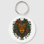 Colorful Lion Sleutelhanger (Achterkant)