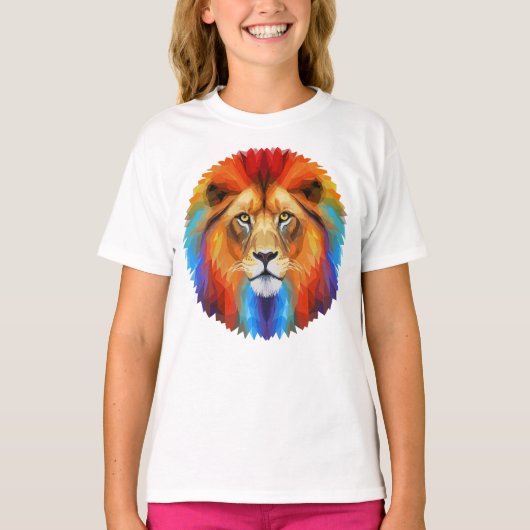 Colorful Lion T-shirt (Voorkant)