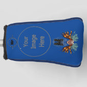 Colorful Lionfish Monogram Golfheadcover (Voorkant)