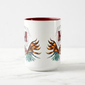 Colorful Lionfish Monogram Mok (Midden)