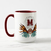 Colorful Lionfish Monogram Mok (Links)