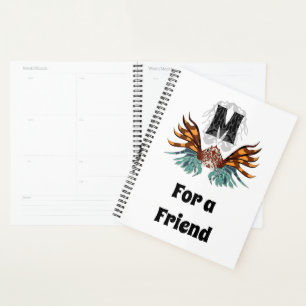 Colorful Lionfish Monogram Planner