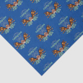 Colorful Lionfish Monogram Tissuepapier (Detail)