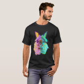 Colorful Lionhead Rabbit T-shirt (Voorkant volledig)