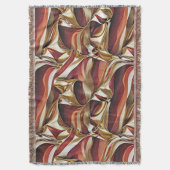 Colorful liquid waves geometric abstract pattern 3 deken (Voorkant Verticaal)