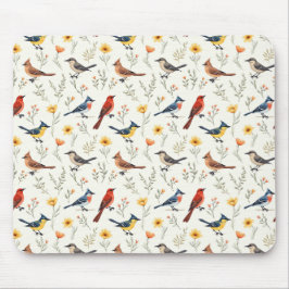 Colorful Little Birds Muismat
