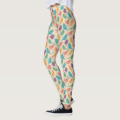 Colorful Little Birds Pattern Leggings (Links)