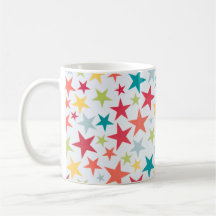 Colorful Little Stars Coffee Mok