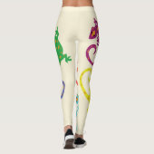 Colorful Lizards Leggings (Achterkant)