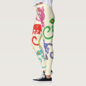 Colorful Lizards Leggings (Links)