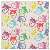 Colorful Lizards Stof (Swatch)