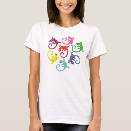 Colorful Lizards T-shirt (Voorkant)