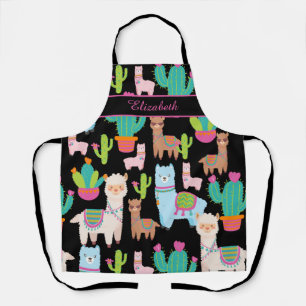 Colorful Llama en Cactus Pattern Schort