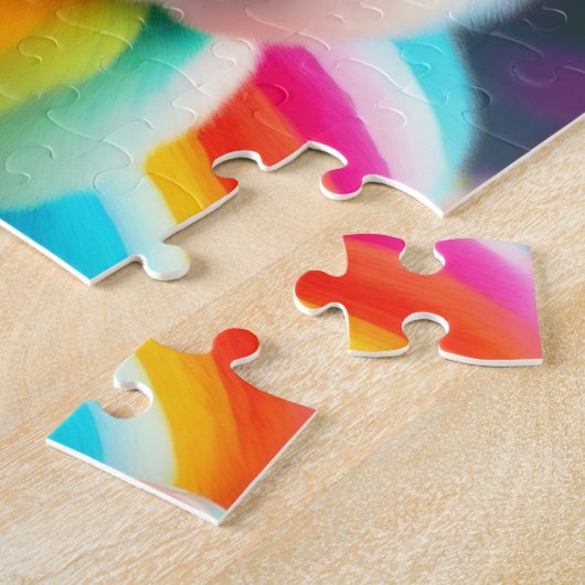 Colorful Llama Legpuzzel (Zijkant)