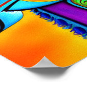 Colorful Llama Poster (Hoek)