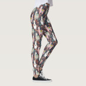 Colorful Llamas Pattern Leggings (Rechts)