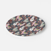 Colorful Llamas Pattern Papieren Bordje (Gekanteld)