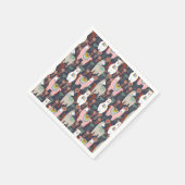 Colorful Llamas Pattern Servet (Hoek)