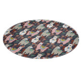 Colorful Llamas Pattern Snijplank (Hoek)