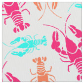 Colorful Lobster Bake Stof (Close Up)