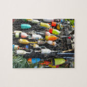 Colorful Lobster Buoys Legpuzzel (Horizontaal)