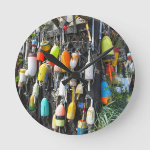 Colorful Lobster Buoys Ronde Klok
