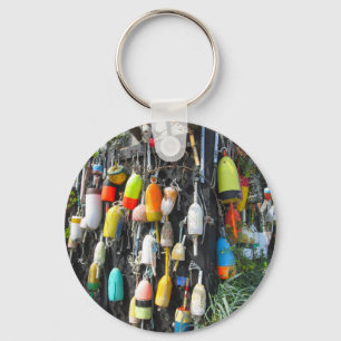 Colorful Lobster Buoys Sleutelhanger