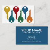 Colorful Locksmith-Visitekaartjes Visitekaartje (Voorkant / Achterkant)