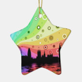 Colorful London Keramisch Ornament (Links)