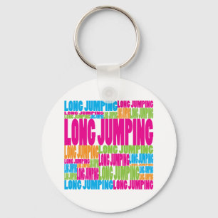 Colorful Long Jumping Sleutelhanger