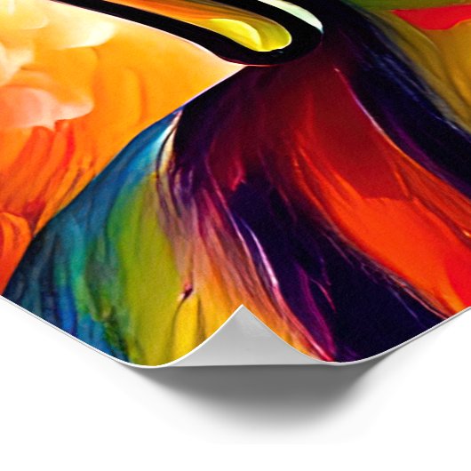 Colorful Lord Buddha Poster (Hoek)