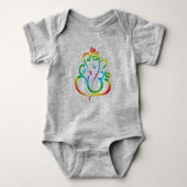 Colorful Lord Ganesha 2 Romper (Voorkant)