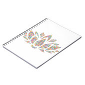 Colorful Lotus Flower Notitieboek (Linkerzijde)