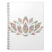 Colorful Lotus Flower Notitieboek (Voorkant)