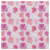 Colorful Lotus Flower Pattern Stof (Close Up)