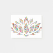 Colorful Lotus Flower Post-it® Notes (Voorkant)
