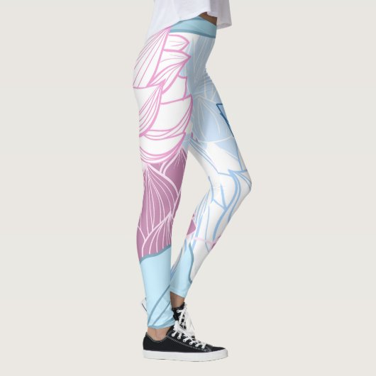 Colorful Lotus Leggings (Rechts)