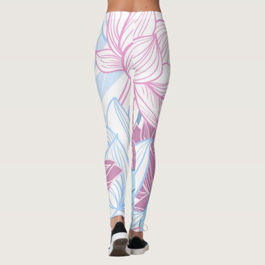 Colorful Lotus Leggings (Achterkant)