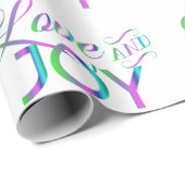 Colorful Love and Joy Cadeaupapier (Rol Hoek)