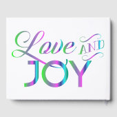 Colorful Love and Joy Gastenboek (Achterkant)