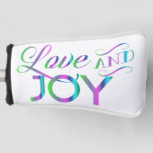 Colorful Love and Joy Golfheadcover (Voorkant)