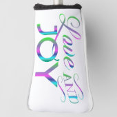 Colorful Love and Joy Golfheadcover (Draai 90)