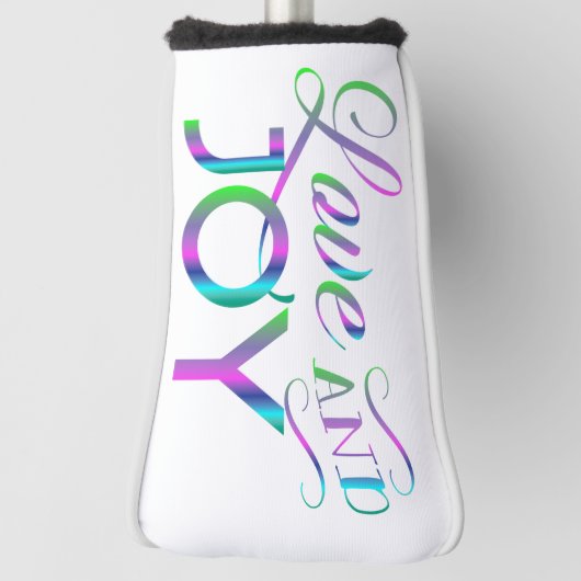 Colorful Love and Joy Golfheadcover (Draai 90)
