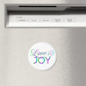 Colorful Love and Joy Magneet (Insitu (Vaatwasser))