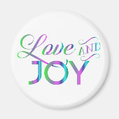Colorful Love and Joy Magneet (Voorkant)