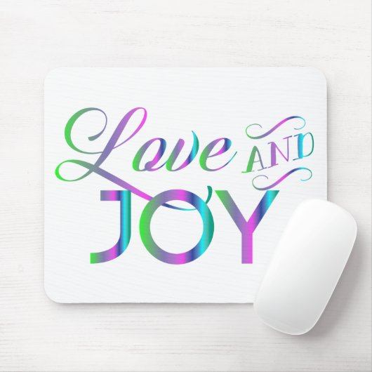 Colorful Love and Joy Muismat (Met muis)