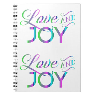 Colorful Love and Joy Notitieboek